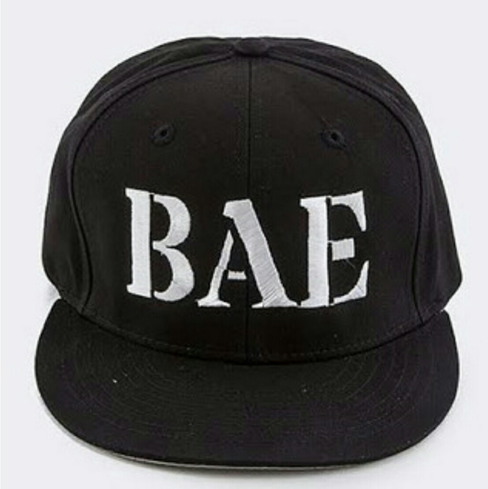 Black Snapback Cap